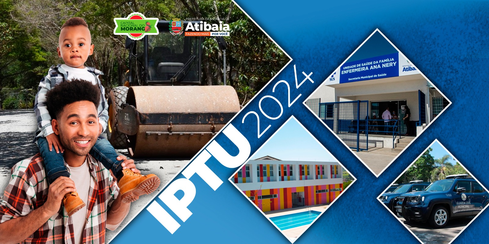 Prefeitura de Atibaia comunica incorreção no número de atendimento informado no carnê de IPTU