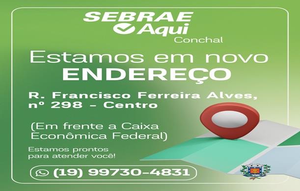 NOVO ENDEREÇO SEBRAE AQUI.