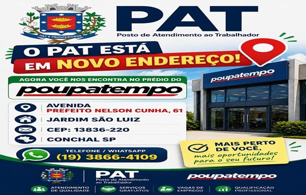 Novo Endereço PAT