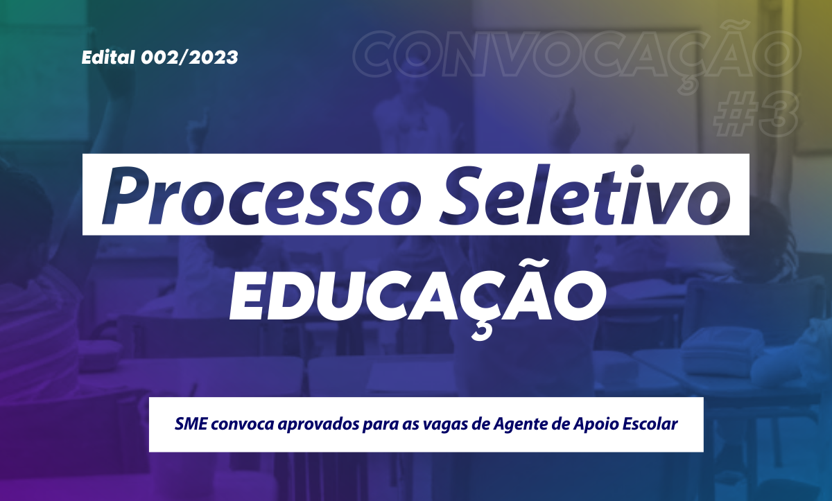 Edital de 24 de agosto de 2023: convocação de candidatos para o