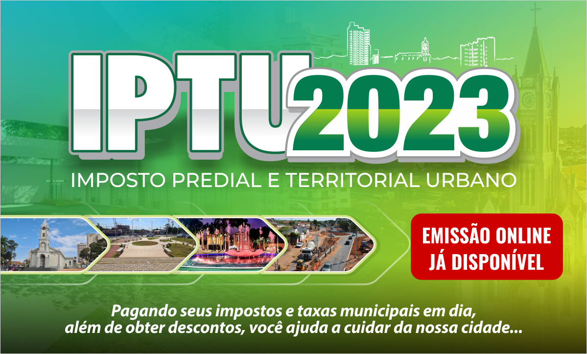 IPTU 2023 - Emissão online já está disponível
