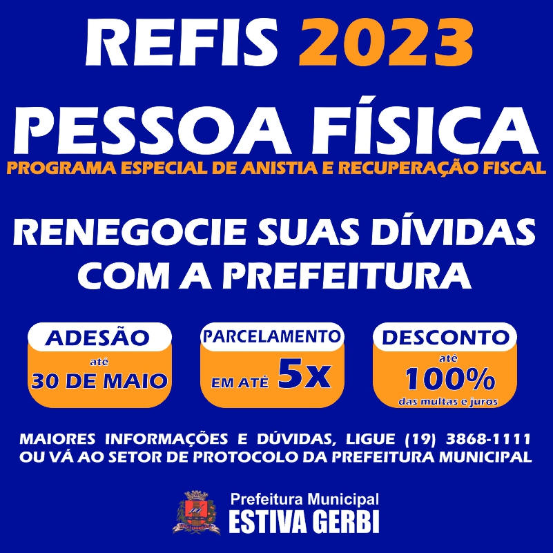 REFIS V - 2023 ( PESSOA FÍSICA )