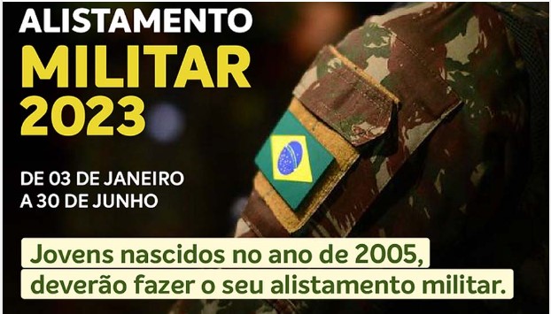 Temporada 2023 de alistamento militar vai até 30 de junho – Prefeitura de  Biguaçu