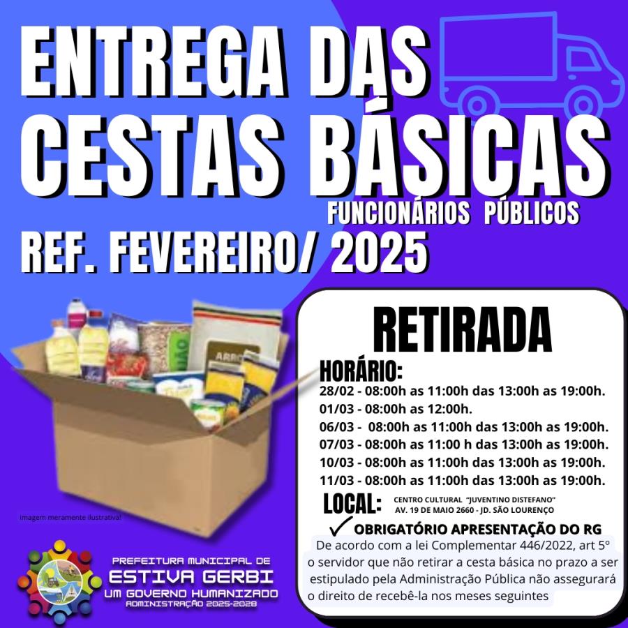 ENTREGA DAS CESTAS BÁSICAS