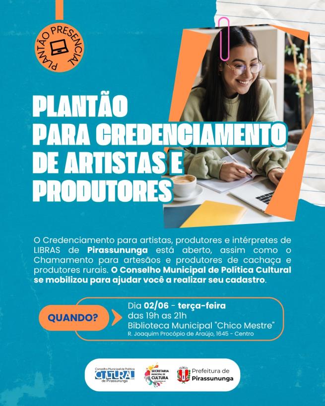 Plantão para editais da 26ª Semana Nenete de Música Caipira