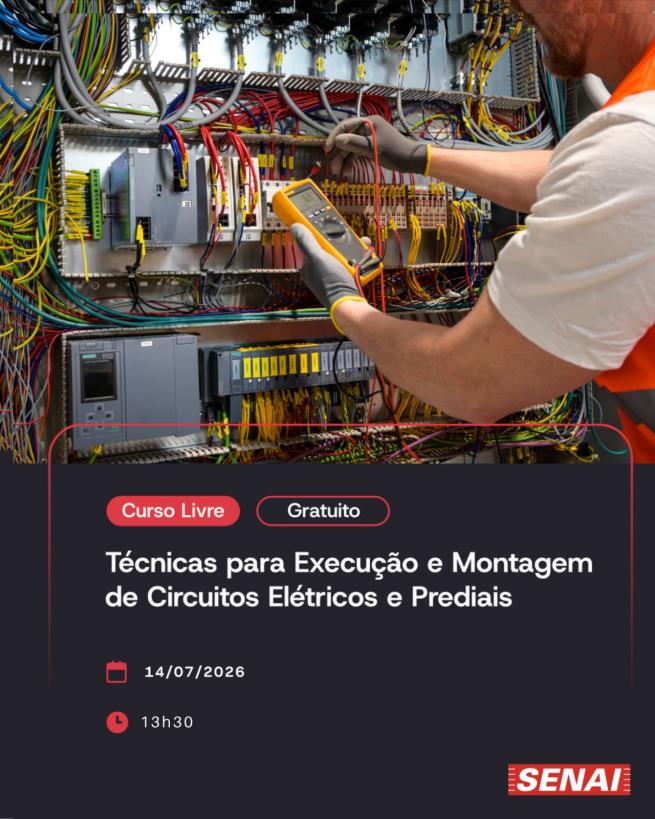 Curso gratuito - circuitos elétricos prediais