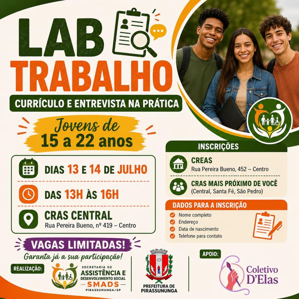 Elaboração de currículos e preparação para entrevistas de emprego