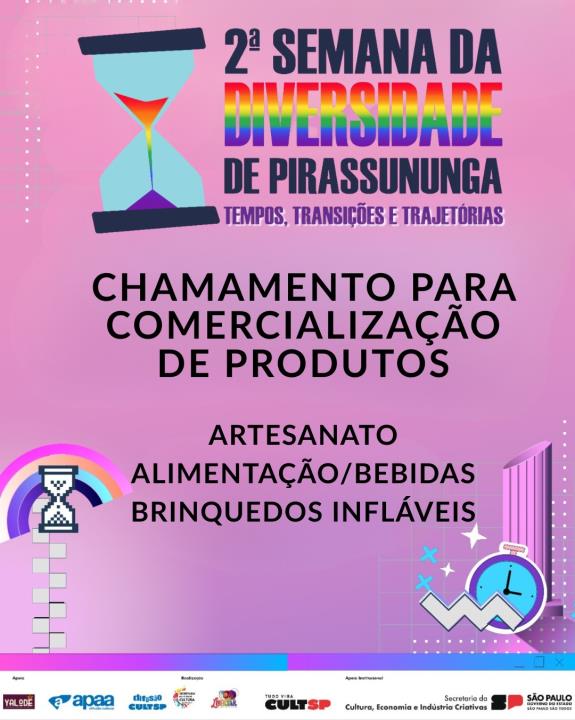 Semana da Diversidade 2025 - convite e chamamento público