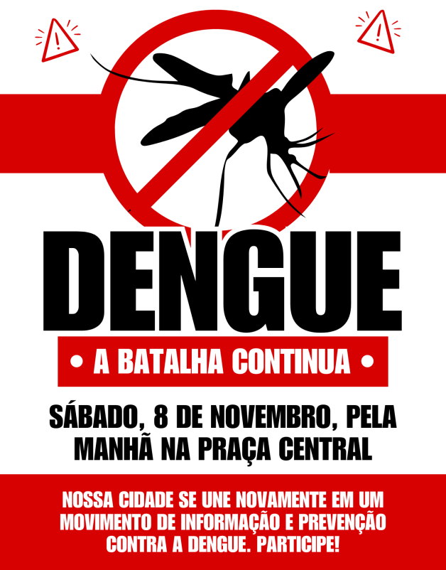Mobilização contra a dengue na Praça Central