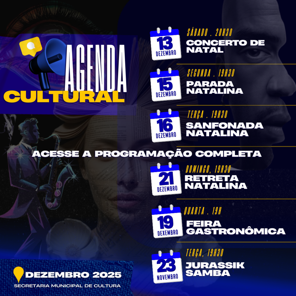 Agenda Cultural - Dezembro 2025
