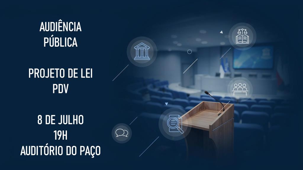 Audiência pública - PDV