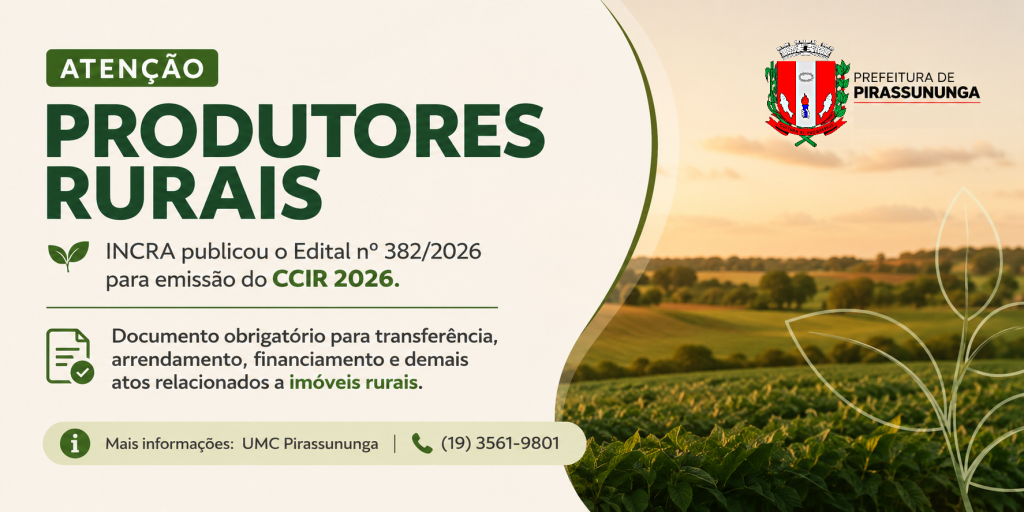 Emissão do CCIR 2026