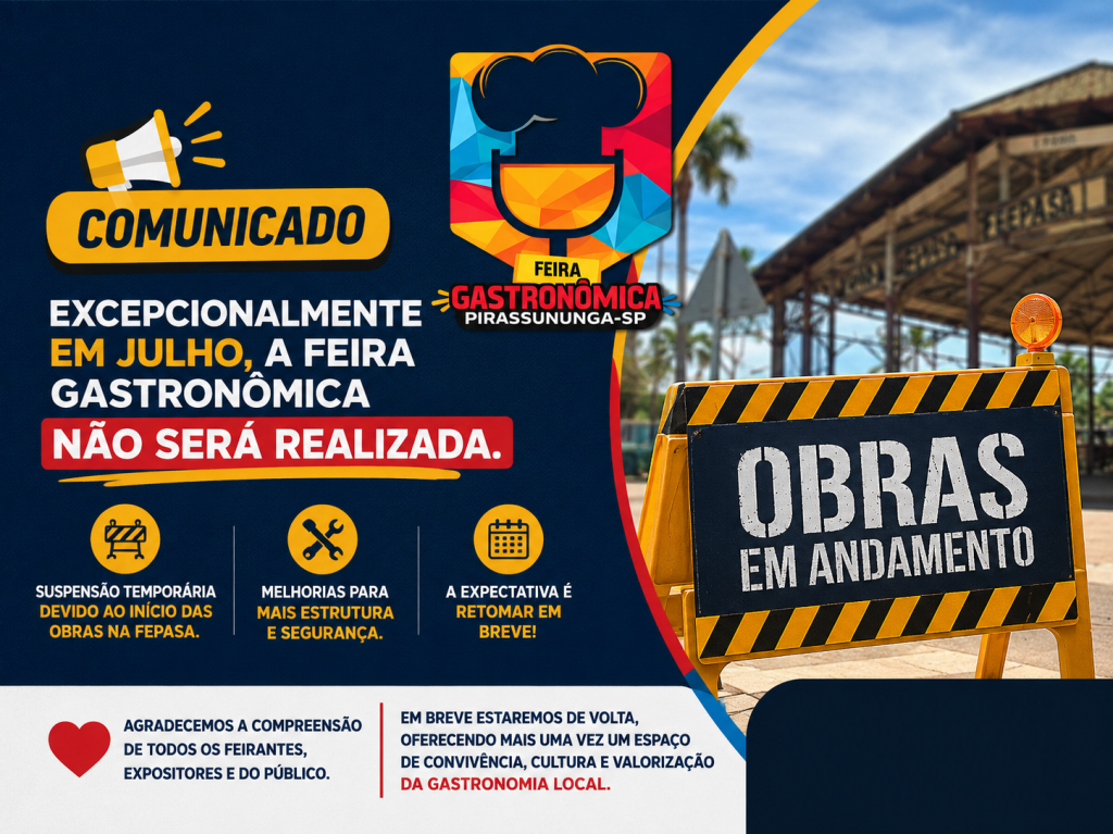 Feira Gastronômica - Julho 2026