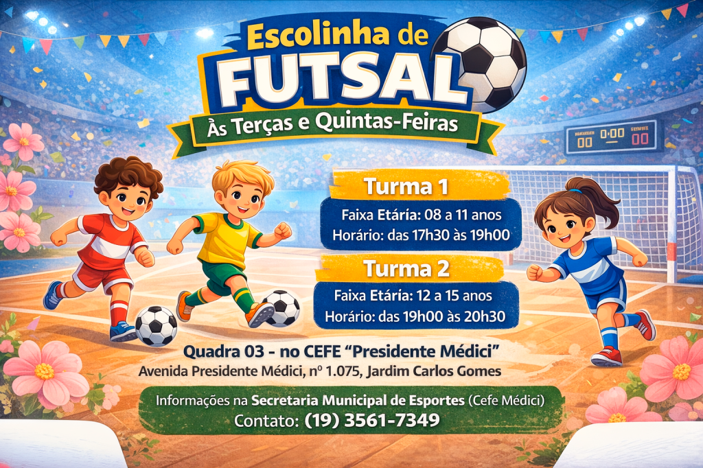 Escolinha de futsal