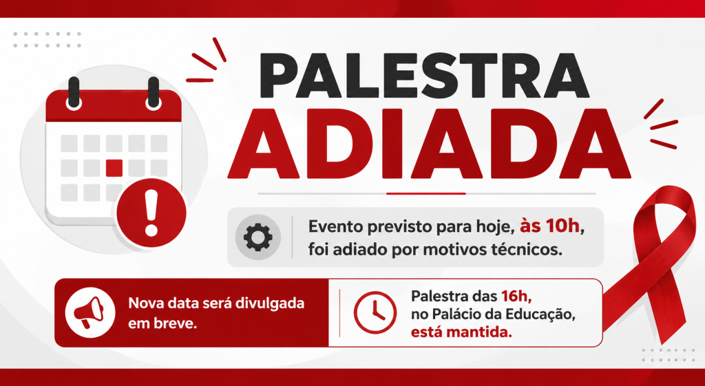 Palestra do Junho Vermelho adiada