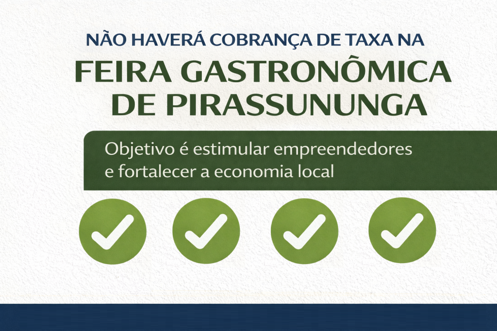 Isenção da taxa de participação na Feira Gastronômica