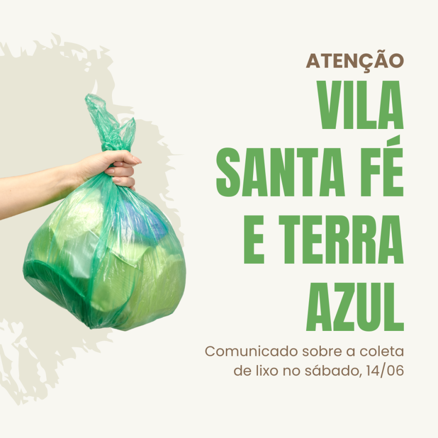 Comunicado - coleta de lixo 14/06