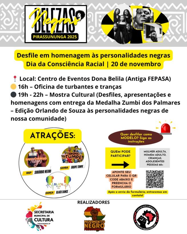 Evento Belezas Negras