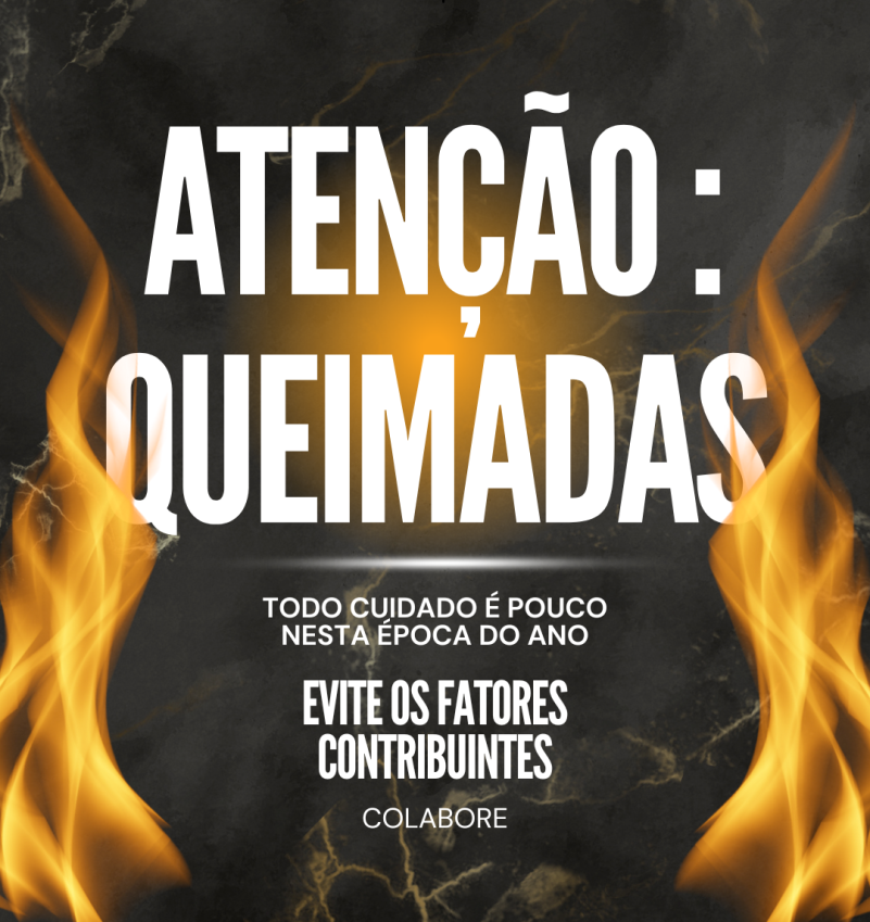 Atenção para as queimadas