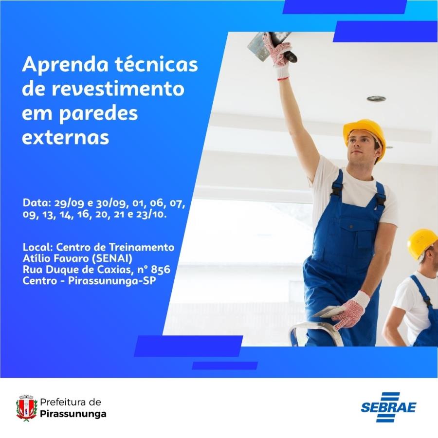 Curso de revestimento de paredes