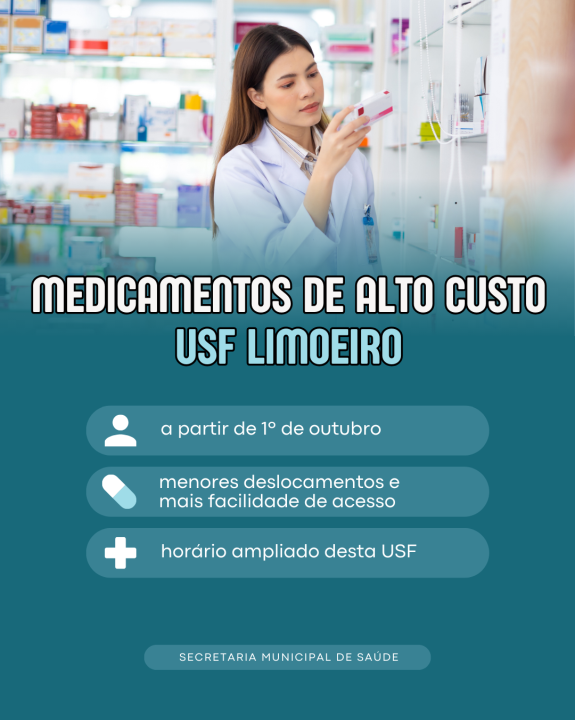 Medicamentos de alto custo em Cachoeira de Emas