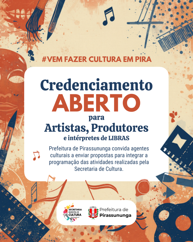 Credenciamento para artistas e agentes culturais