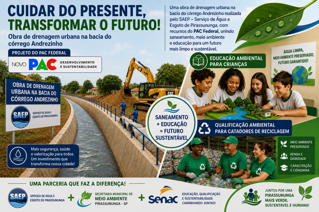 Oficinas de educação ambiental na rede municipal de ensino