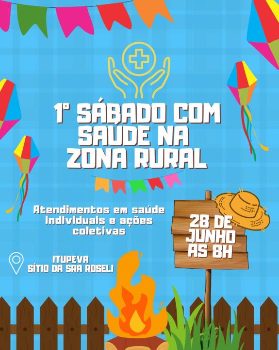 Sábado com saúde -zona rural