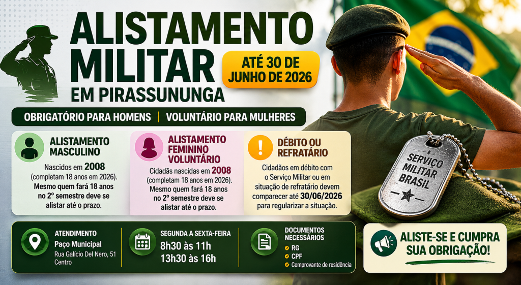 Serviço Militar obrigatório e voluntário