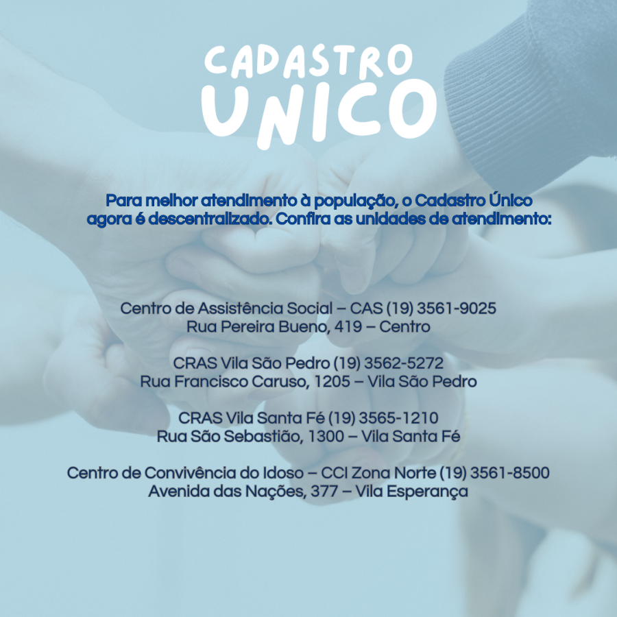 Cadastro único
