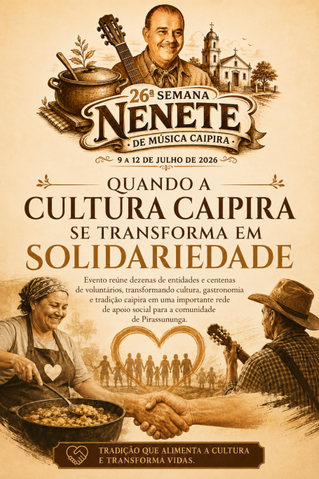Quando a cultura caipira se transforma em solidariedade