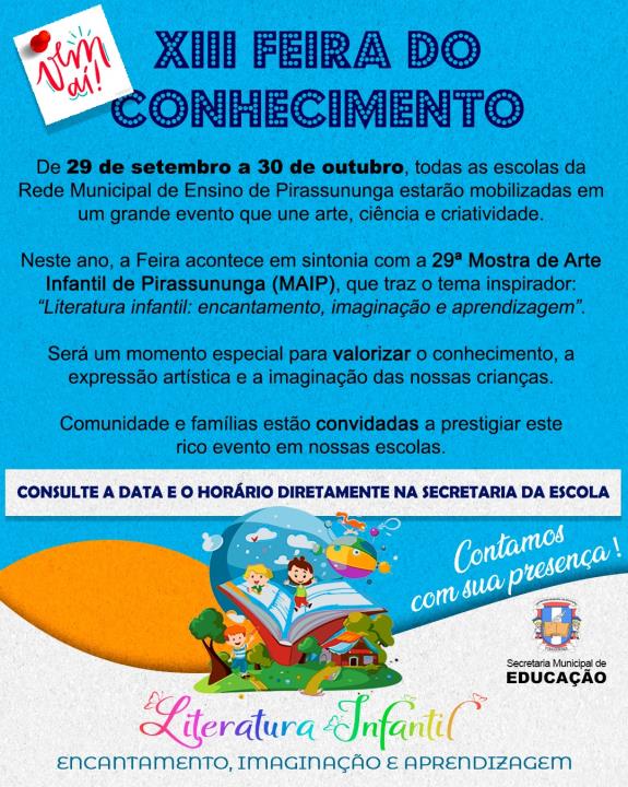 XIII Feira do Conhecimento