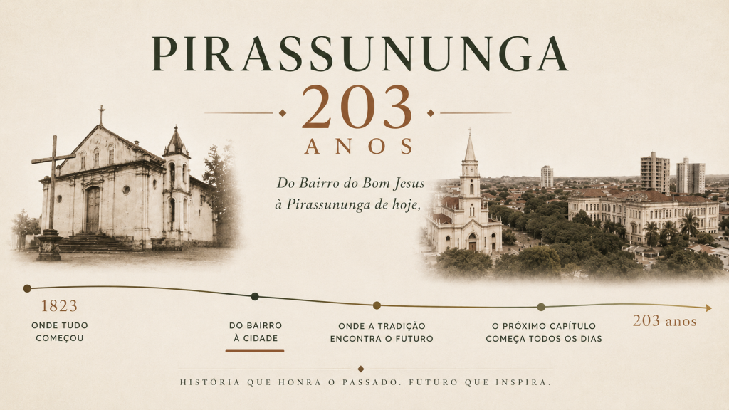 Pirassununga 203 anos - o marco zero