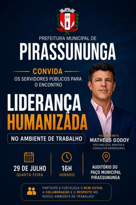 Palestra sobre liderança humanizada
