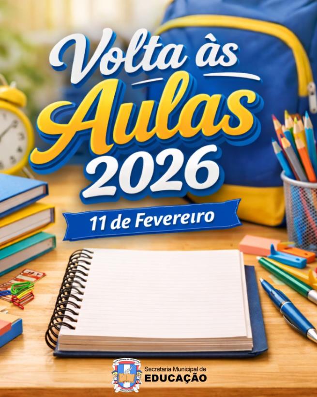 Volta às aulas: 11 de fevereiro