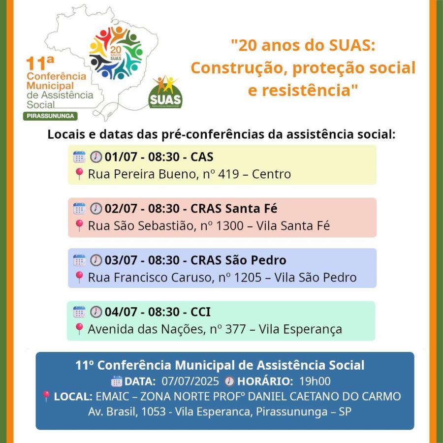 11ª Conferência do SUAS