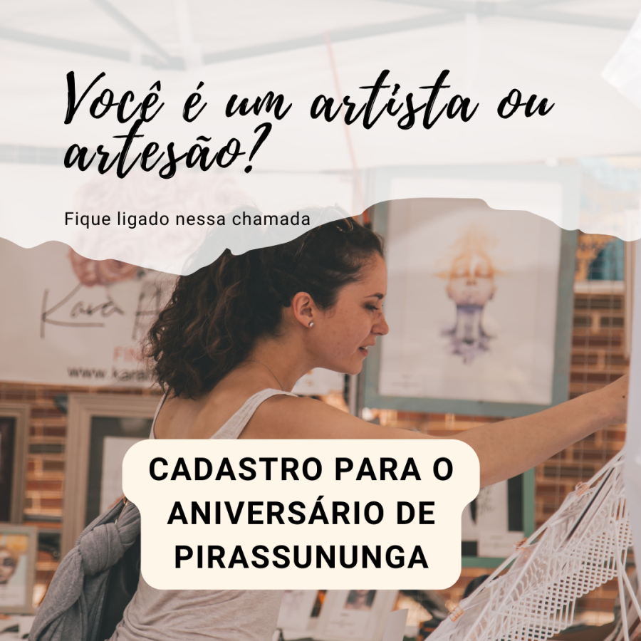 Chamada para artesãos