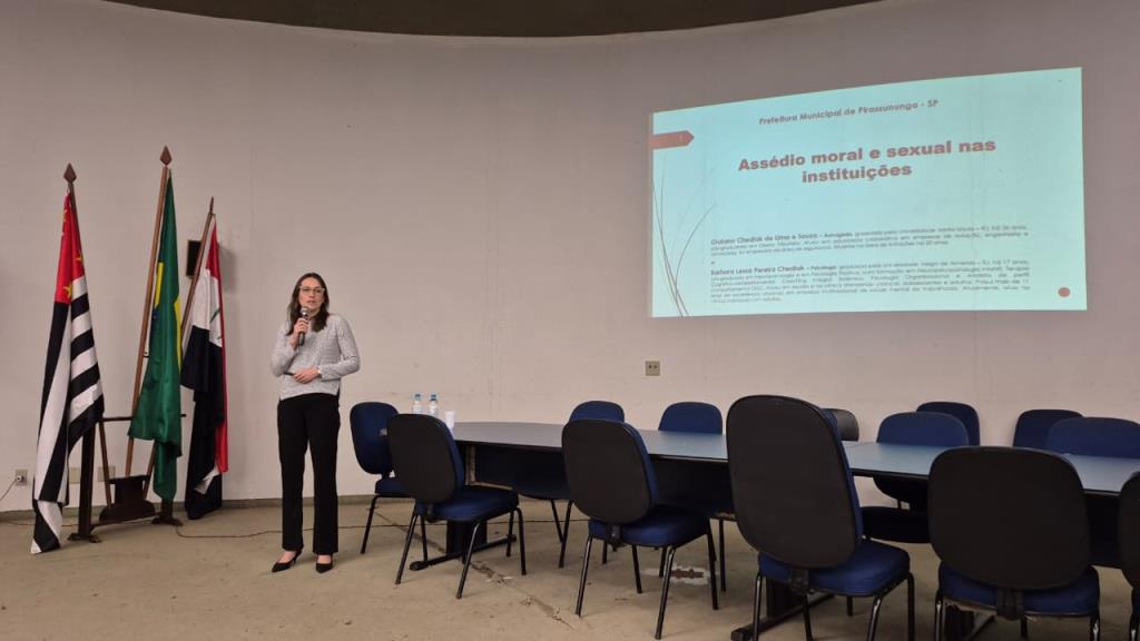 Palestra sobre assédio moral e sexual