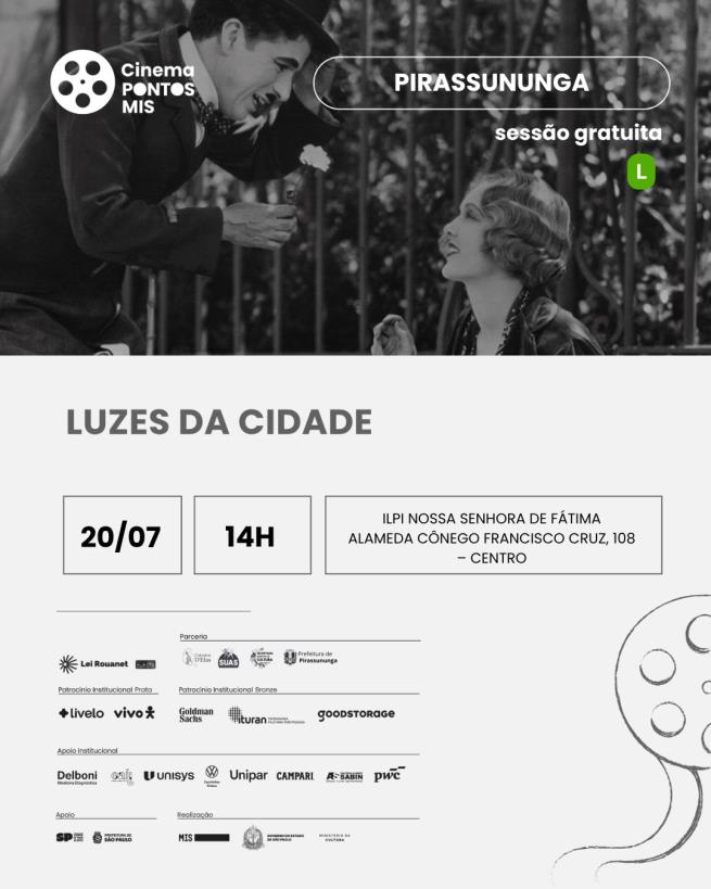 Sessões de cinema - Ponto MIS