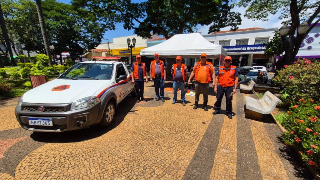 Defesa Civil apresenta seu trabalho na Praça Central