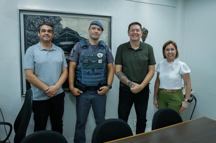 Novo comandante da 3ª Cia. do 36 BPM/I se reúne com Prefeito