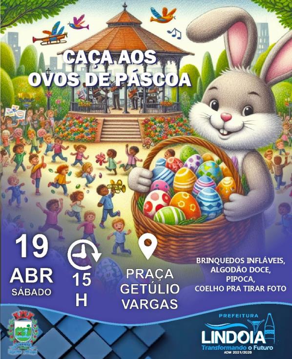 A CAÇA AOS OVOS DE PÁSCOA ESTÁ DE VOLTA!