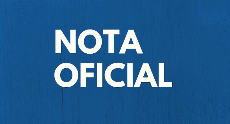 NOTA OFICIAL