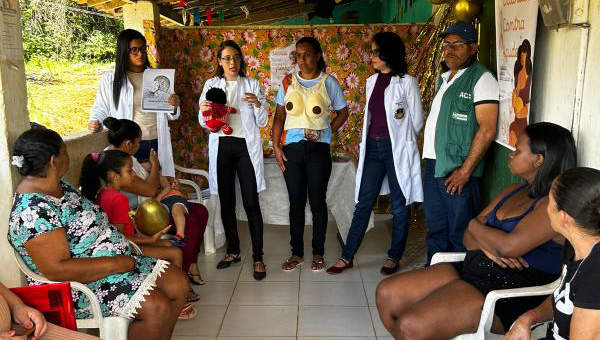 Agosto Dourado: Saúde leva informações à amamentação para comunidades rurais