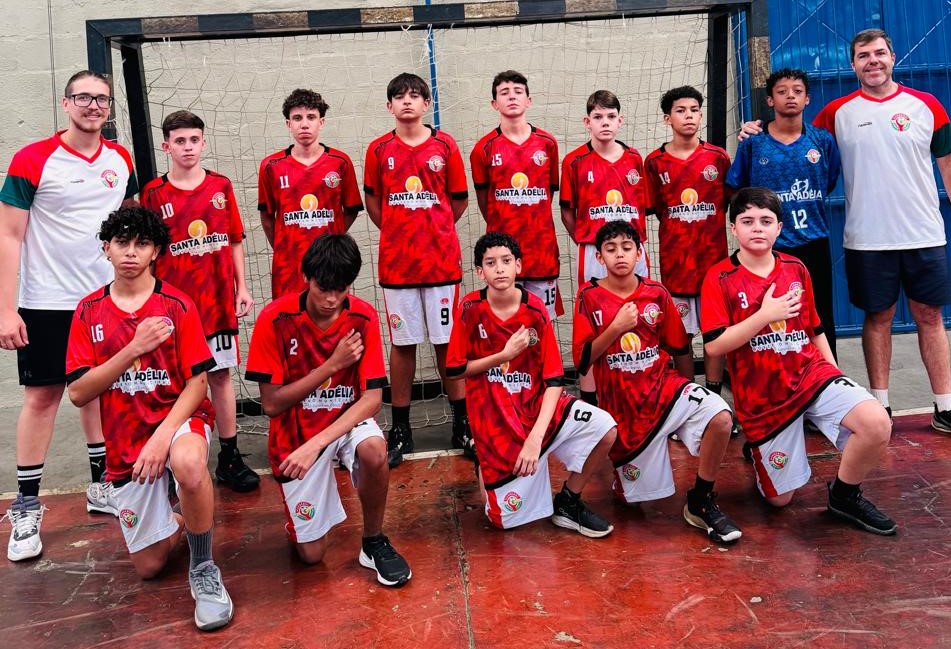 Santa Adélia participa do Festival Sub-14 de Handebol em Franca