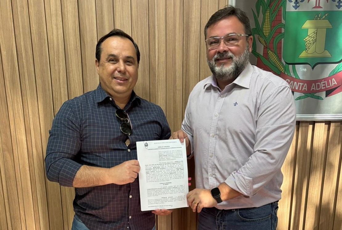 Santa Adélia renova convênio com a Secretaria de Agricultura e Abastecimento