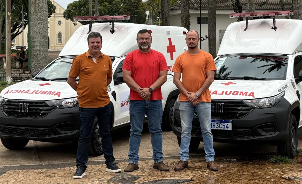 Santa Adélia ganha mais duas ambulâncias para fortalecer a Saúde