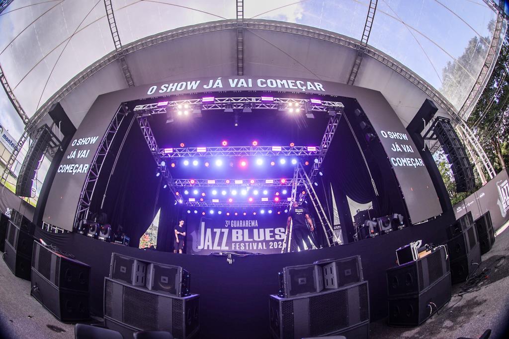 Estrutura do 3º Guararema Jazz & Blues Festival está pronta