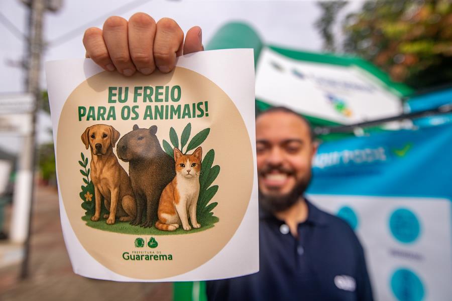 Semana do Meio Ambiente em Guararema conta com campanha contra o atropelamento de animais e drive-thru da reciclagem