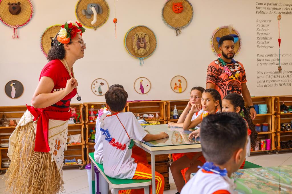 Prefeitura de Guararema inicia programa "Colhendo Saberes" com atividades ambientais na Escola da Natureza